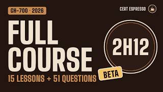 GH-700 Full Course (Beta): Agentic AI with GitHub Copilot (15 Lessons, 51 Questions)