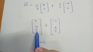 VECTORS. Ratio theorem. Internal division of a line