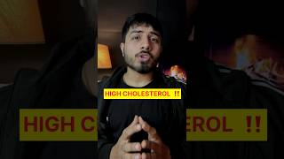 😨❌ STOP THIS in HIGH CHOLESTEROL ‼️ #youtubeshorts #cholesterol #bodybuildinglife #health