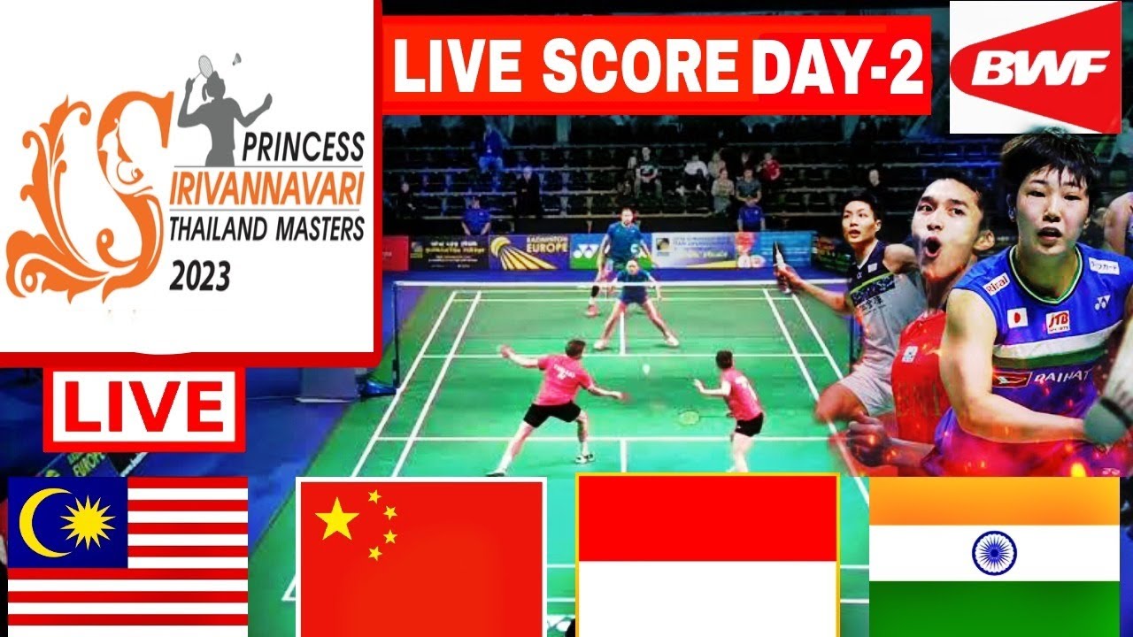 Live Thailand Masters 2023 - Live Score Badminton FINAL All Court Live ep-2