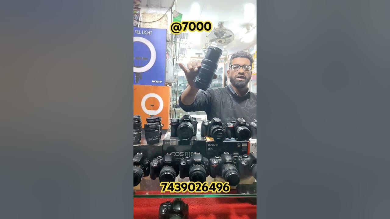 CHEAPEST PRICE DSLR CAMERA MARKET IN KOLKATA CANON 55250 ONLY 7000