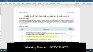 Exp22_Excel_Ch02_CumulativeAssessment_Inland_Jewelers | Excel Chapter 2 Cumulative Assessment