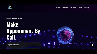 Advance Hospital website using HTML CSS & Javascript