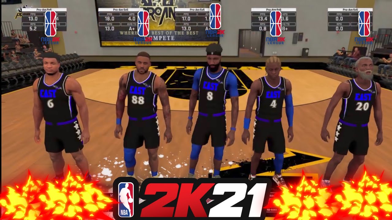 NBA 2K21 FUNNY 5v5 PROAM GAMEPLAY! BEST JUMPSHOT! DONT MISS! YouTube