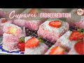 Softe Erdbeer-Kokoswürfel - Cupavci ERDBEER Edition / Kokos-Erdbeer-Dessert mit Taste Test