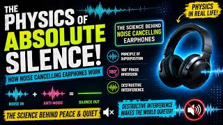 The Physics of Absolute Silence 🤯 | How Noise Cancelling Earphones Actually Work! | Team Kryptonians