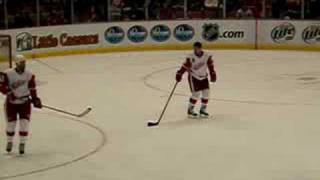 Detroit Red Wings Pre Game Warm up
