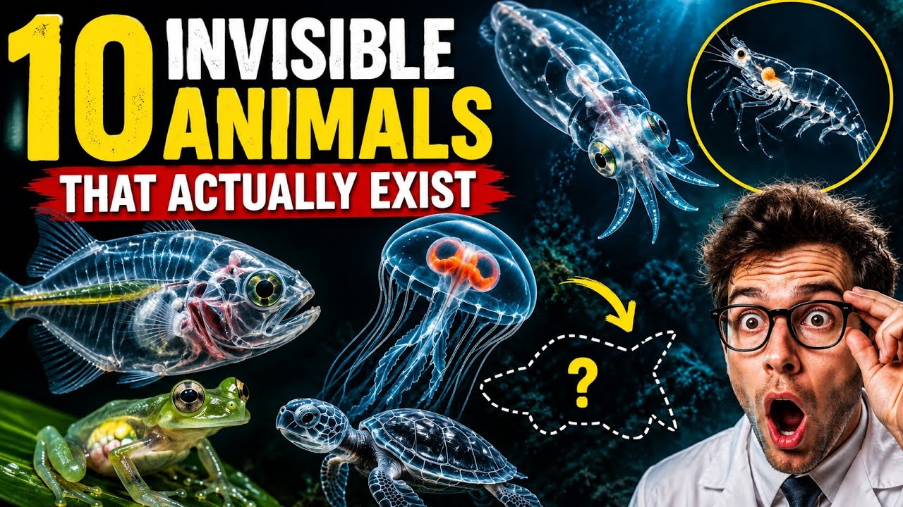 10 Invisible Animals That Actually Exist - YouTube