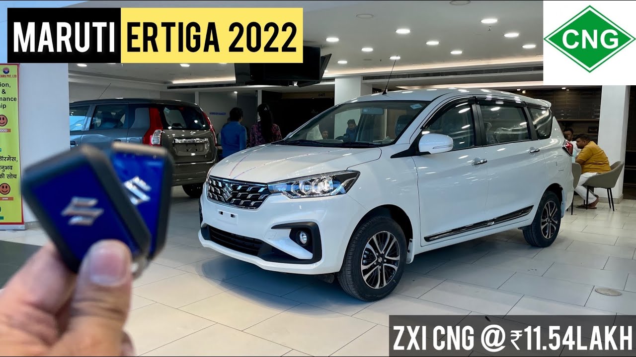 Maruti Ertiga Zxi CNG 2022 ️Ertiga Zxi Cng Latest Onroad Price,All