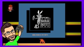 Gameplay from rare unreleased prototype of Bugs Bunny on Atari 2600