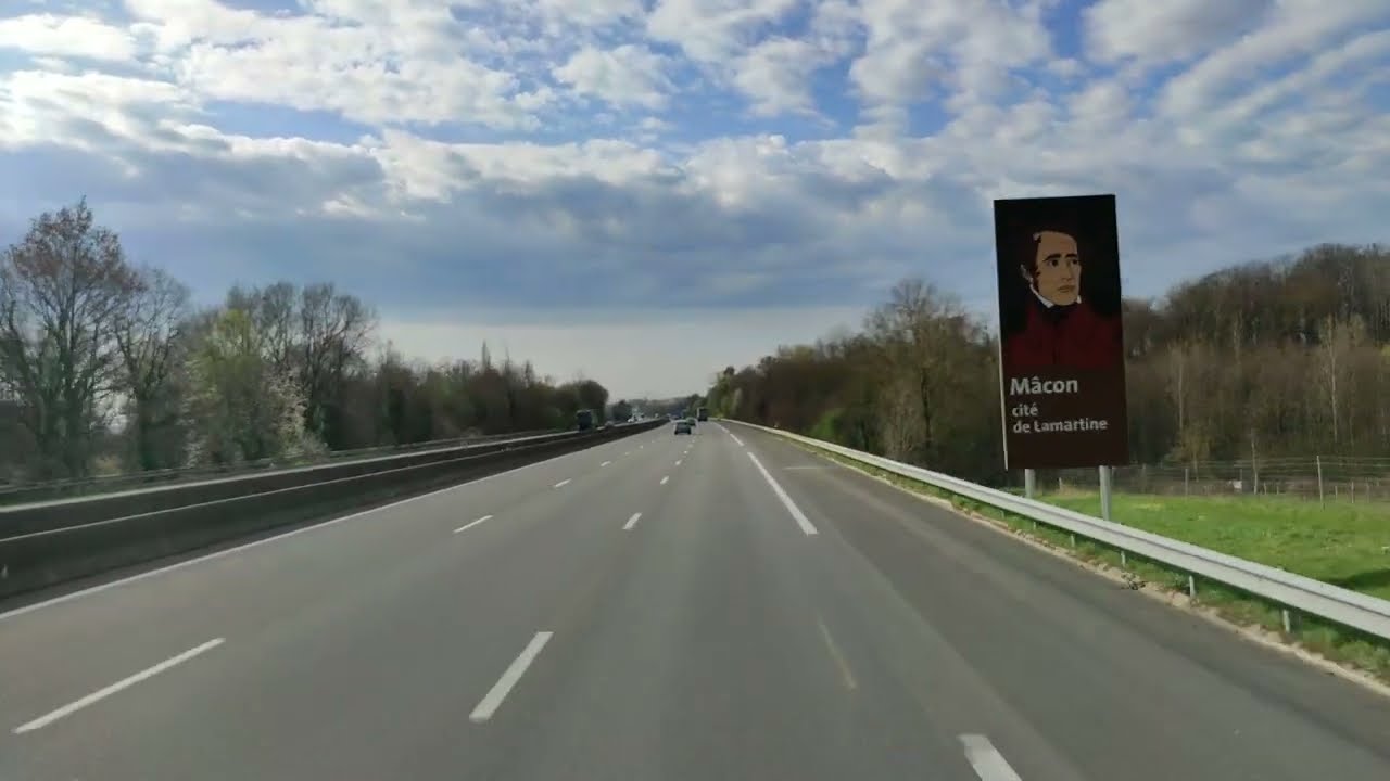 🇨🇵 France A6 Farges Les Macon   Lyon Road