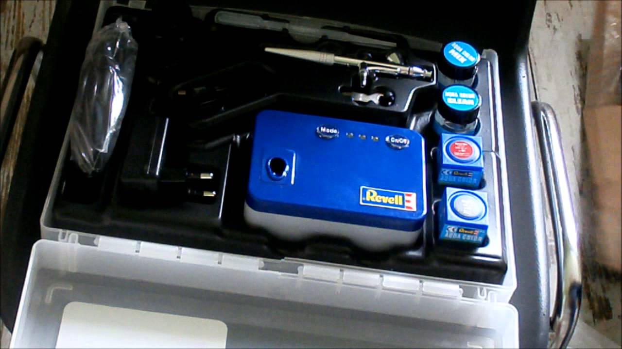 Airbrush unboxing Revell Deutsch YouTube