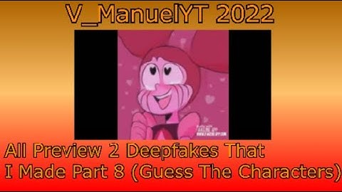 (6000 SUBSCRIBERS SPECIAL 1/9) All Preview 2 Deepfakes That I Made Part 8 (Guess the Characters)
