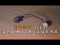 Make YOUR OWN DIY Drum Triggers - EASY | Free Drum Lesson - Rohan Bumbra