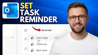 How to set task reminder notifications in Outlook (Step By Step 2026)