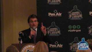 2016-17 UWF Hall of Fame Banquet: Dan Shugart, Special Recognition