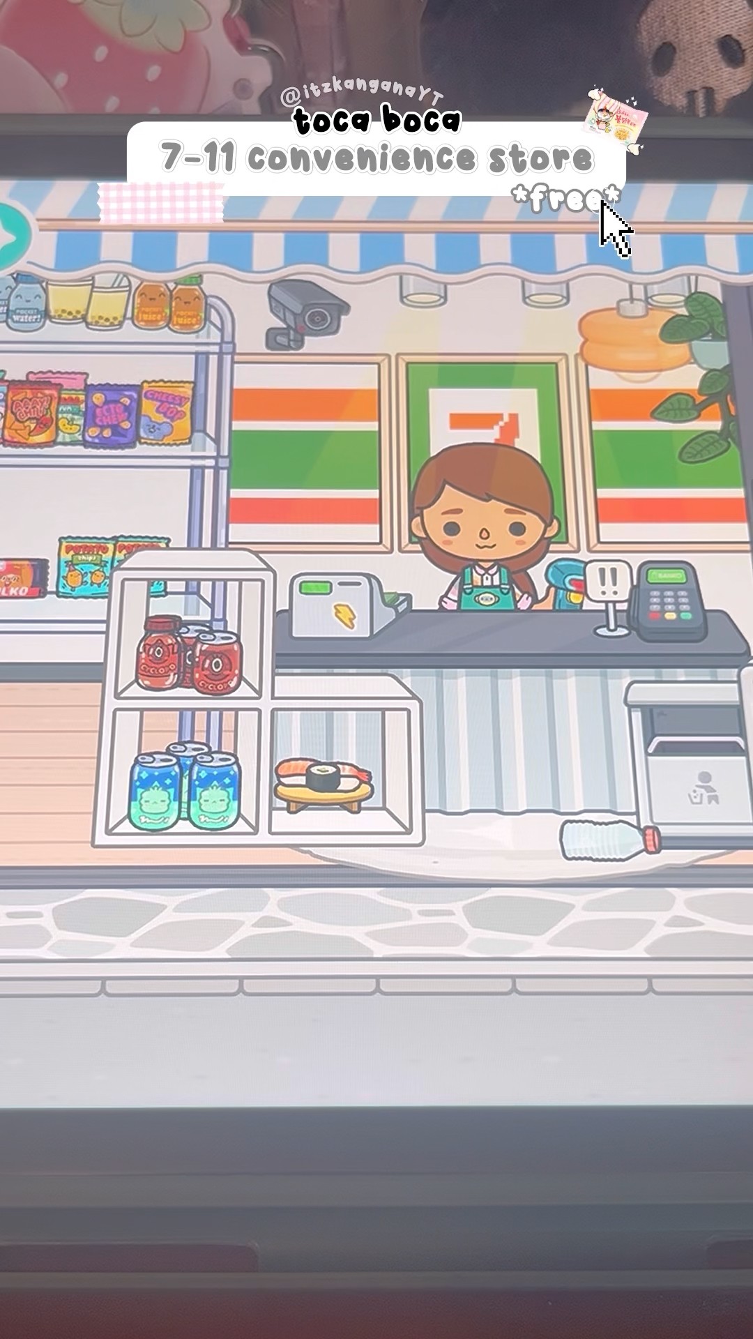 s様へ♥7/11 FREE 7-11 IN TOCA!💕🔨 #itztocaalice #tocaboca #avatarworld #pazu