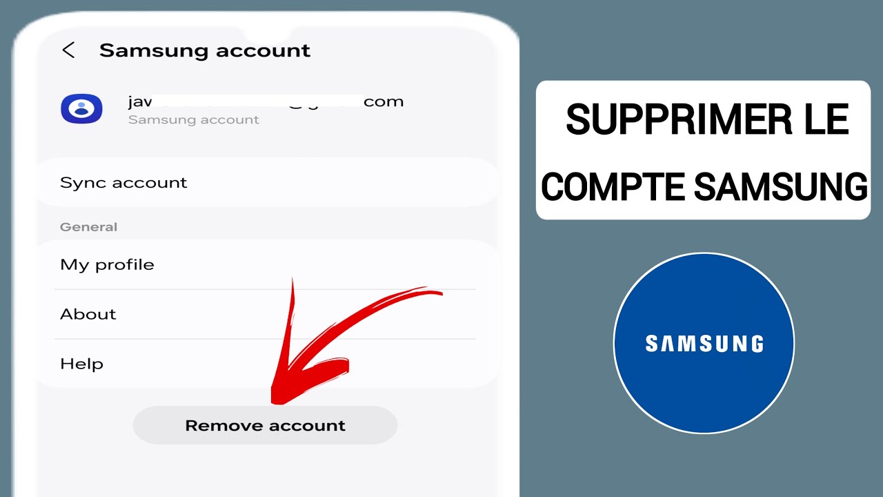 Comment supprimer un compte Samsung de Samsung Galaxy (2024) - YouTube