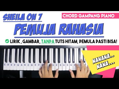 Tutorial Chord Piano (Disertai Intro) | Sheila on 7 - PEMUJA RAHASIA | Untuk Pemula