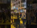 Riots in the catalan capital barcelona against the curfew and other restrictions l