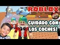 Caida Libre en Roblox | Cuidado con los Coches | Juegos Roblox Roleplay