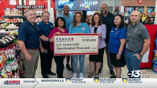 Kentucky Lottery celebrates first $10 Million Powerball Double Play winner