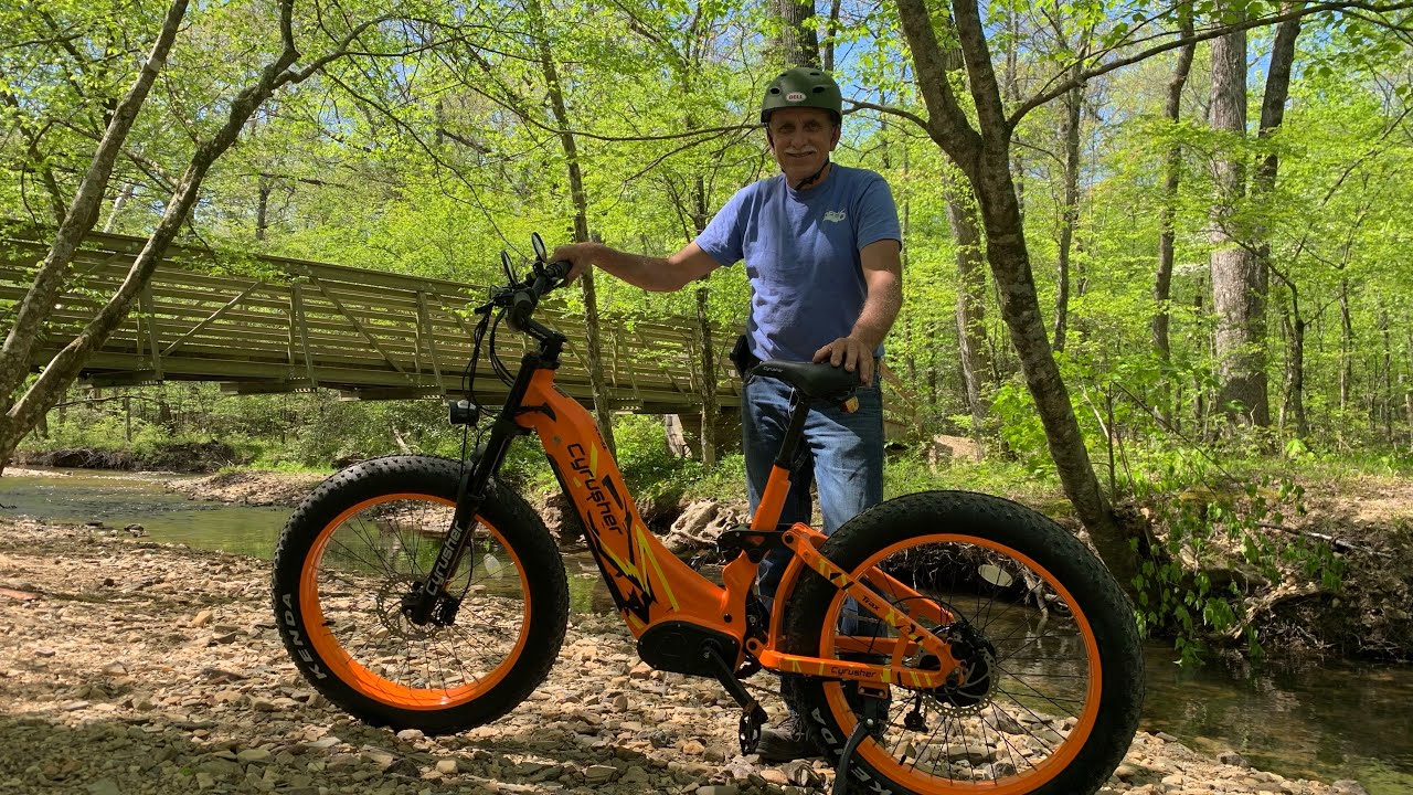 Cyrusher TRAX hybrid AllTerrain fullsuspension ebike! Test ride