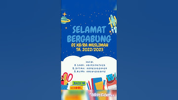 PPDB RA Muslimah Tahun 2022/2023