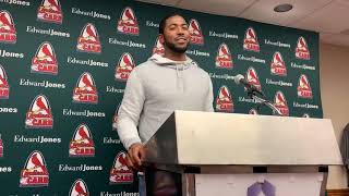 Famous Dexter Fowler press conference at Winter Warm-Up 2019 Profile