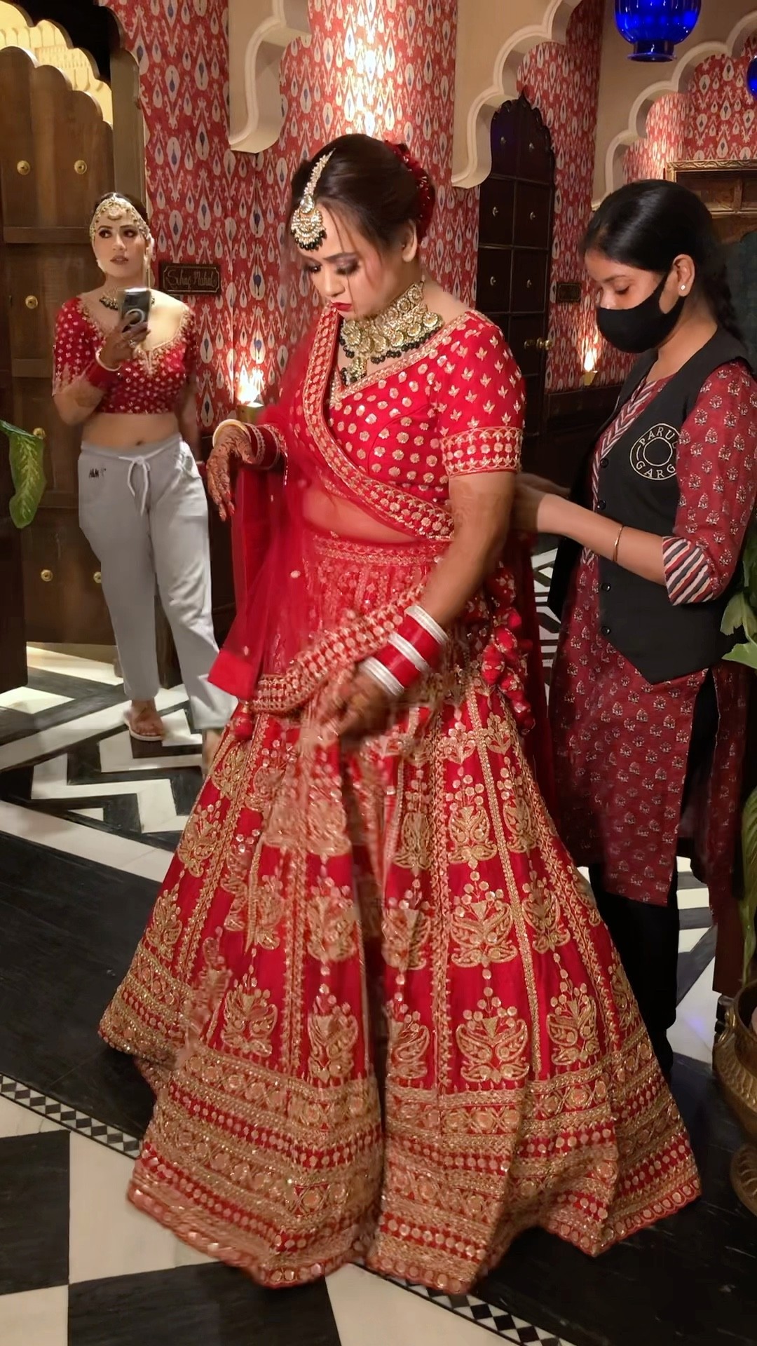 Bold \u0026 Beautiful in Red ❤️ Parul Garg