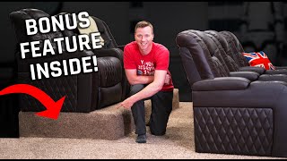 DIY Riser for Home Theater Stadium Seating, with Power