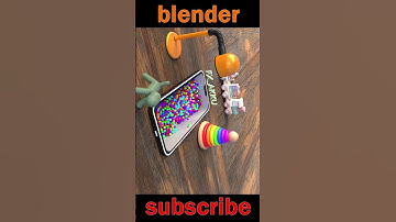 Most Satisfying Blender Animation 3D Particles #Shorts #youtubeshorts #ViralRender#blendervfx