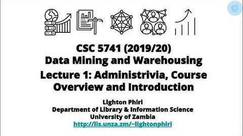 Lecture 01: Administrivia and Introduction | 2019/20  CSC 5741