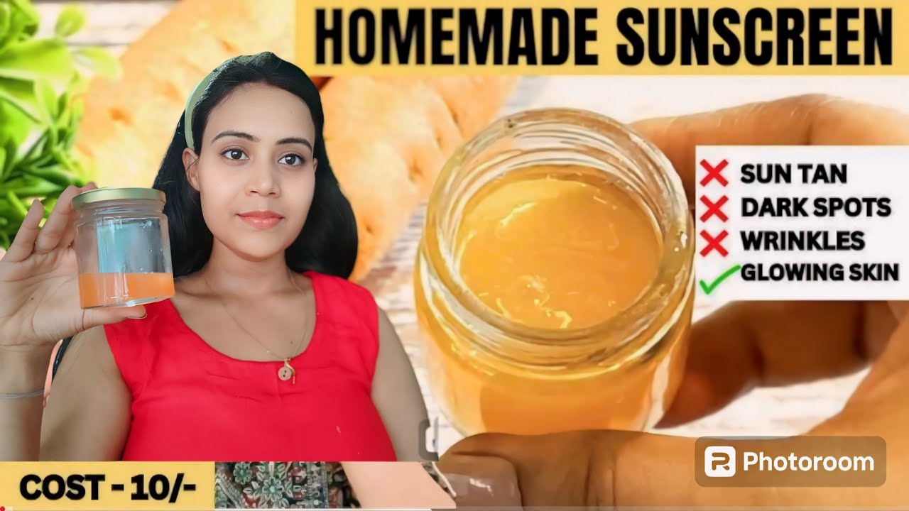 ঘরেই বানিয়ে নাও SPF 50 সানস্ক্রিন, না ট্যান না ডার্কনেস না মেচেতা ...