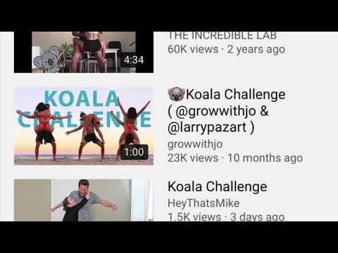 Koala challenge fail! #KOALACHALLENGE