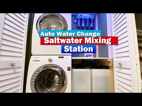 Auto Water Change (AWC) Saltwater Aquarium Mixing Station - Waterbox Peninsula EP.05 Vera u0026 AWC