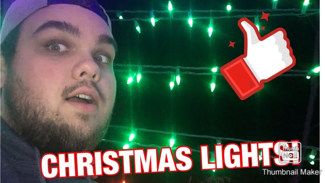 CHRISTMAS LIGHTS! Trail of lights in Davison,Michigan YouTube