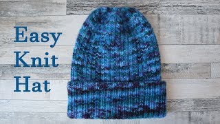 Easy Knit Hat - Free Knitting Patterns