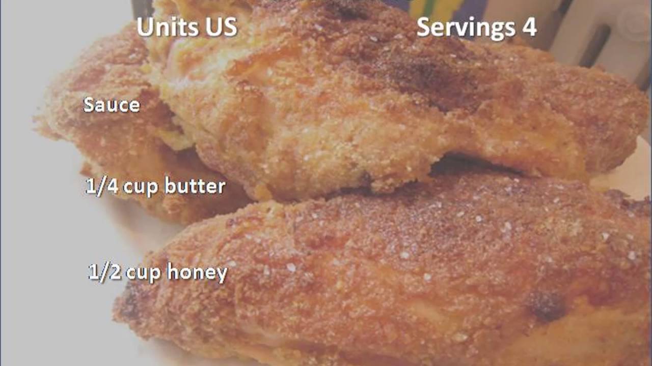 Oven Fried Southern Style Cinnamon Honey Chicken recipe YouTube