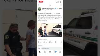 Original X post from @OrangeCoSheriff account of Sarah Boone arrest | Link in description
