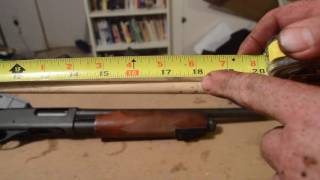 Measuring Shotgun Barrels For Legality