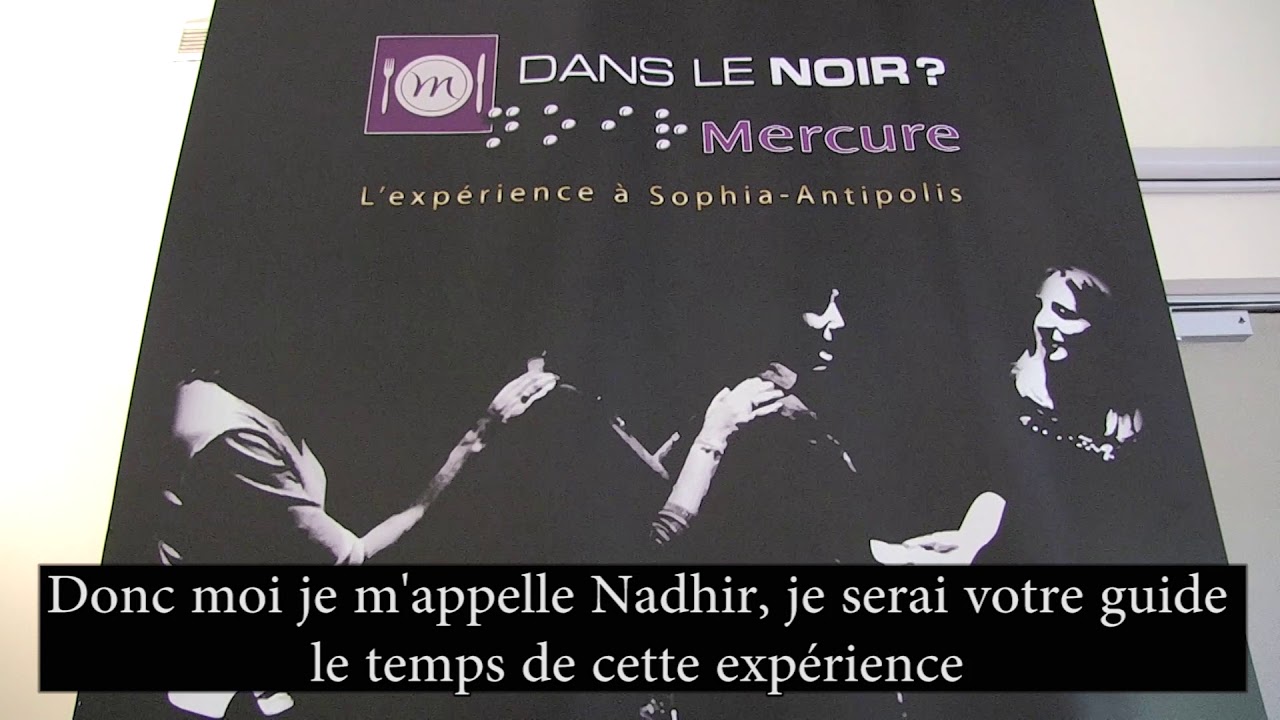 Dans le Noir ? Mercure Sophia Antipolis - L'expérience dans le Sud de la France !