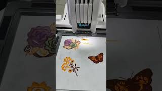 🚩 Yinghe 401 table type small auto embroidery machine #yinghe #embroidery #monogram