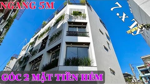 Bán nhà gò vấp | Cặp đôi siêu phẩm mẫu hiện đại, góc 2 mặt tiền cách đường Quang Trung 20m