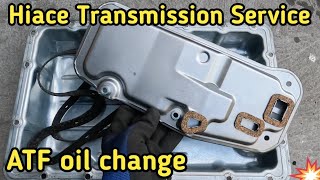 Toyota Hiace Automatic Transmission Fluid & Filter Service