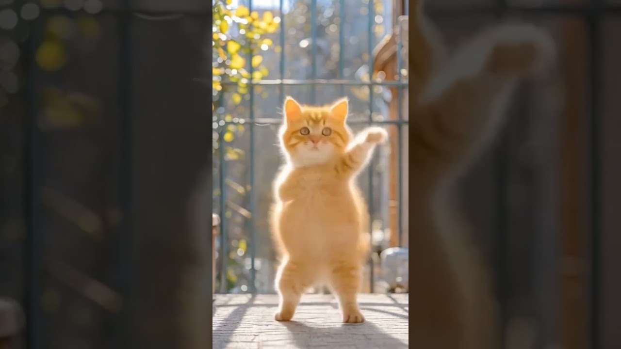 Pussy Cat Dancing to "Dhoom Machale" – Fun & Energetic Bollywood Dance Moves!