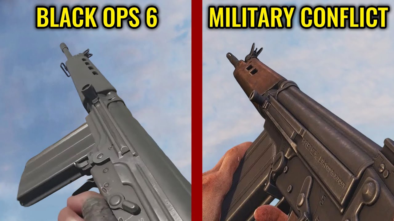 Black Ops 6 vs Military Conflict Vietnam - Weapons Comparison