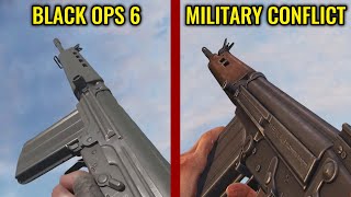 Black Ops 6 vs Military Conflict Vietnam - Weapons Comparison