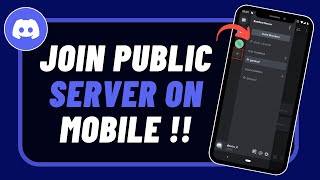 How to Join Public Servers on Discord Mobile !