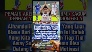 Pemain Arema FC (Rio Fahmi) Kagum Dengan Atmosfer Stadion GBLA. #persib #arema #brisuperleague